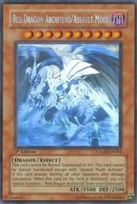 Red Dragon Archfiend/Assault Mode (Ghost Rare) - Crimson Crisis (CRMS) #CRMS-EN004 - Ghost Rare YuGiOh Trading Card