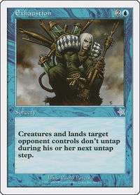 Exhaustion - Starter 1999 (S99) #36 - Uncommon Magic: The Gathering Trading Card