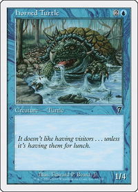 Horned Turtle - 7th Edition (7ED) #80 - Common Magic: The Gathering Trading Card