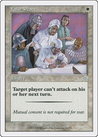 False Peace - Starter 1999 (S99) #16 - Uncommon Magic: The Gathering Trading Card