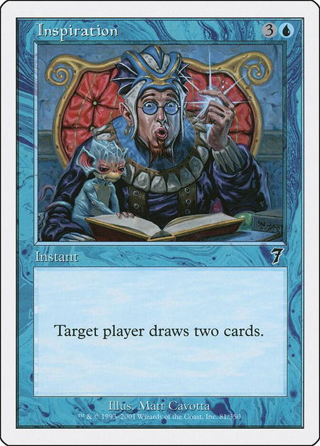Inspiration - 7th Edition Magic: The Gathering trading card