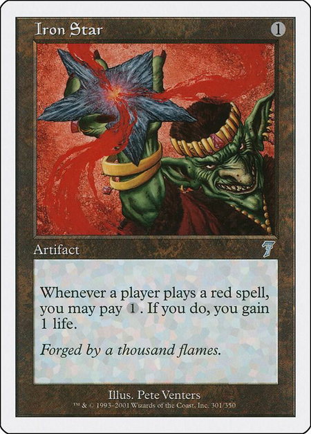 Iron Star - 7th Edition Magic: The Gathering trading card