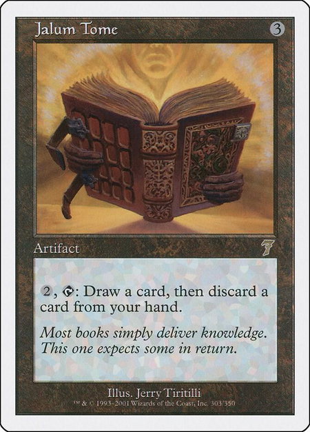 Jalum Tome - 7th Edition Magic: The Gathering trading card
