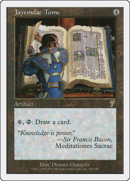 Jayemdae Tome - 7th Edition Magic: The Gathering trading card