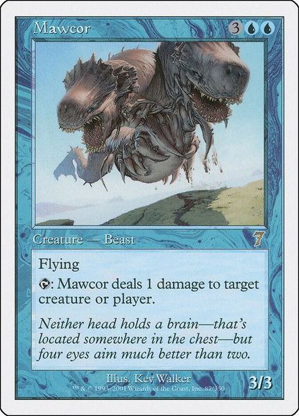 Mawcor trading card from 7th Edition Mawcor - 7th Edition Magic: The Gathering trading card