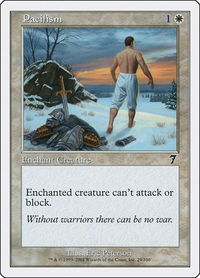 Pacifism - 7th Edition (7ED) #29 - Common Magic: The Gathering Trading Card