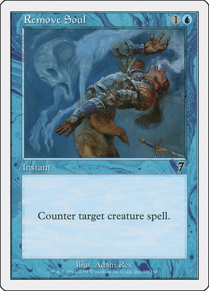 Remove Soul trading card from 7th Edition Remove Soul - 7th Edition Magic: The Gathering trading card
