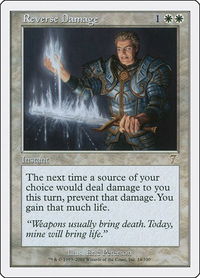 Reverse Damage - 7th Edition (7ED) #34 - Rare Magic: The Gathering Trading Card