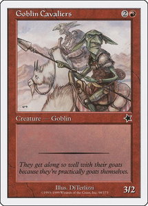 Goblin Cavaliers - Starter 1999 (S99) #98 - Common Magic: The Gathering Trading Card