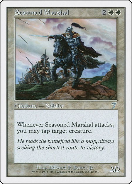 Seasoned Marshal - 7th Edition Magic: The Gathering trading card