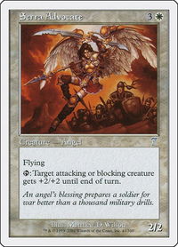 Serra Advocate - 7th Edition (7ED) #41 - Uncommon Magic: The Gathering Trading Card