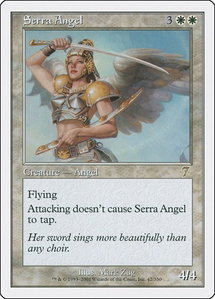 Serra Angel - 7th Edition (7ED) #42 - Rare Magic: The Gathering Trading Card