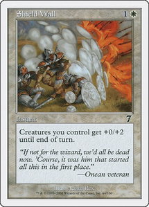 Shield Wall - 7th Edition (7ED) #44 - Common Magic: The Gathering Trading Card