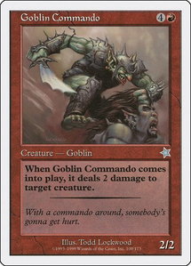 Goblin Commando - Starter 1999 (S99) #100 - Uncommon Magic: The Gathering Trading Card