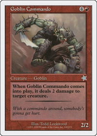 Goblin Commando - Starter 1999 (S99) #100 - Uncommon Magic: The Gathering Trading Card
