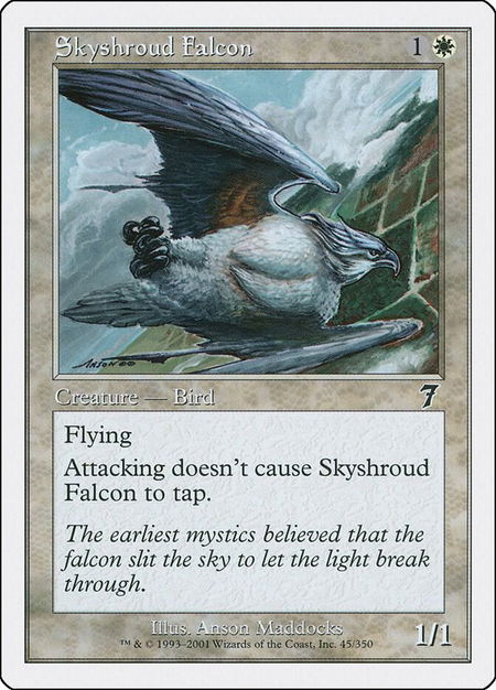 Skyshroud Falcon - 7th Edition Magic: The Gathering trading card
