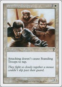 Standing Troops - 7th Edition (7ED) #48 - Common Magic: The Gathering Trading Card