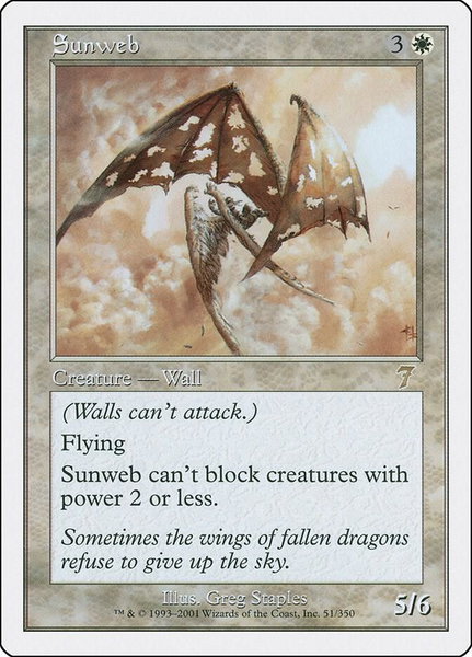 Sunweb trading card from 7th Edition Sunweb - 7th Edition Magic: The Gathering trading card