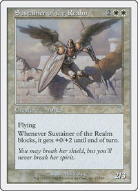 Sustainer of the Realm - 7th Edition (7ED) #52 - Uncommon Magic: The Gathering Trading Card