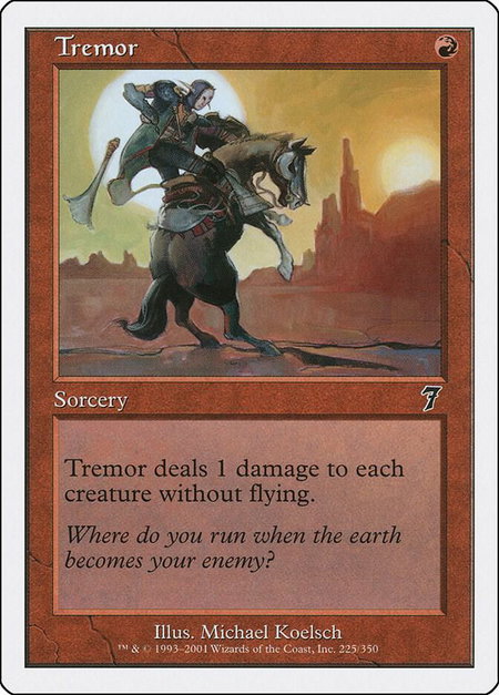 Tremor - 7th Edition Magic: The Gathering trading card