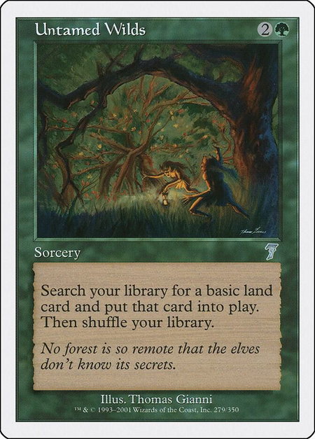 Untamed Wilds trading card from 7th Edition Untamed Wilds - 7th Edition Magic: The Gathering trading card