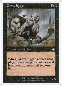 Gravedigger - Starter 1999 (S99) #78 - Uncommon Magic: The Gathering Trading Card