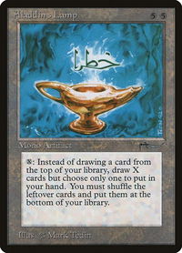 Aladdin's Lamp - Arabian Nights (ARN) #null - Rare Magic: The Gathering Trading Card