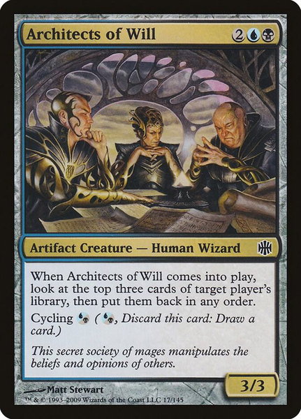 Architects of Will trading card from Alara Reborn Architects of Will - Alara Reborn Magic: The Gathering trading card