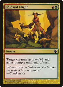 Colossal Might - Alara Reborn (ARB) #51 - Common Magic: The Gathering Trading Card