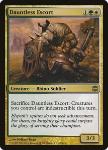 Dauntless Escort - Alara Reborn (ARB) #67 - Rare Magic: The Gathering Trading Card