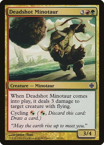 Deadshot Minotaur - Alara Reborn (ARB) #52 - Common Magic: The Gathering Trading Card