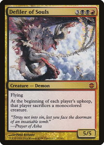 Defiler of Souls - Alara Reborn (ARB) #37 - Mythic Rare Magic: The Gathering Trading Card