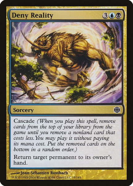 Deny Reality trading card from Alara Reborn Deny Reality - Alara Reborn Magic: The Gathering trading card
