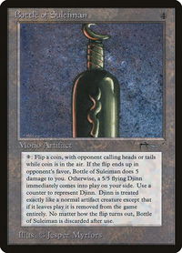 Bottle of Suleiman - Arabian Nights (ARN) #null - Rare Magic: The Gathering Trading Card