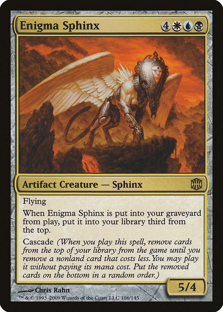 Enigma Sphinx - Alara Reborn Magic: The Gathering trading card