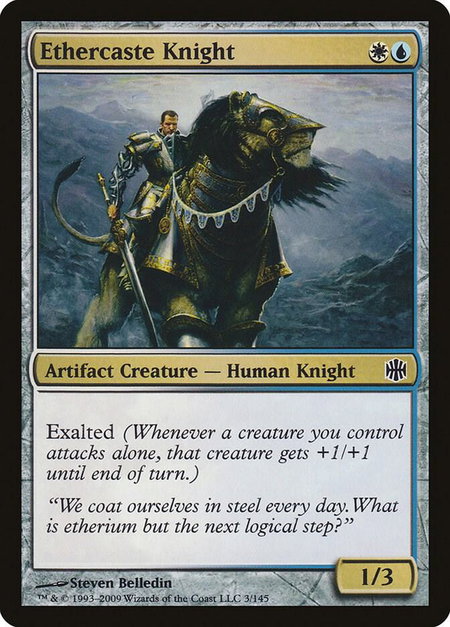Ethercaste Knight - Alara Reborn Magic: The Gathering trading card