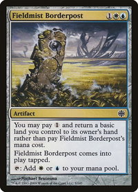 Fieldmist Borderpost - Alara Reborn (ARB) #5 - Common Magic: The Gathering Trading Card