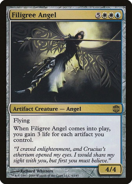 Filigree Angel - Alara Reborn Magic: The Gathering trading card