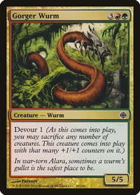 Gorger Wurm - Alara Reborn (ARB) #56 - Common Magic: The Gathering Trading Card