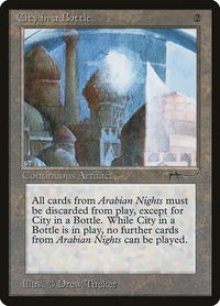 City in a Bottle - Arabian Nights (ARN) #null - Rare Magic: The Gathering Trading Card