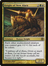 Knight of New Alara - Alara Reborn (ARB) #70 - Rare Magic: The Gathering Trading Card