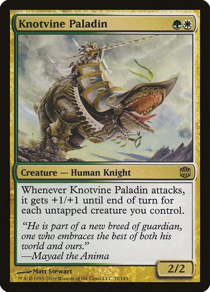 Knotvine Paladin - Alara Reborn Magic: The Gathering trading card