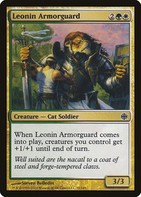 Leonin Armorguard - Alara Reborn (ARB) #72 - Common Magic: The Gathering Trading Card
