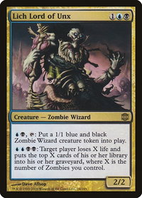 Lich Lord of Unx - Alara Reborn (ARB) #24 - Rare Magic: The Gathering Trading Card
