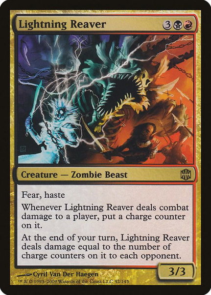 Lightning Reaver - Alara Reborn Magic: The Gathering trading card