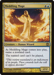 Meddling Mage - Alara Reborn (ARB) #8 - Rare Magic: The Gathering Trading Card