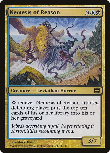 Nemesis of Reason - Alara Reborn Magic: The Gathering trading card