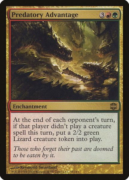 Predatory Advantage - Alara Reborn Magic: The Gathering trading card