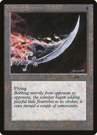 Dancing Scimitar - Arabian Nights (ARN) #null - Rare Magic: The Gathering Trading Card