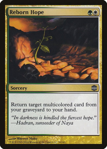Reborn Hope - Alara Reborn Magic: The Gathering trading card